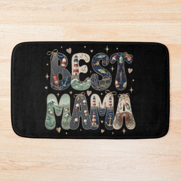 Item preview, Best Mama Nautical Fishing Village designed and sold by Syrupulse.