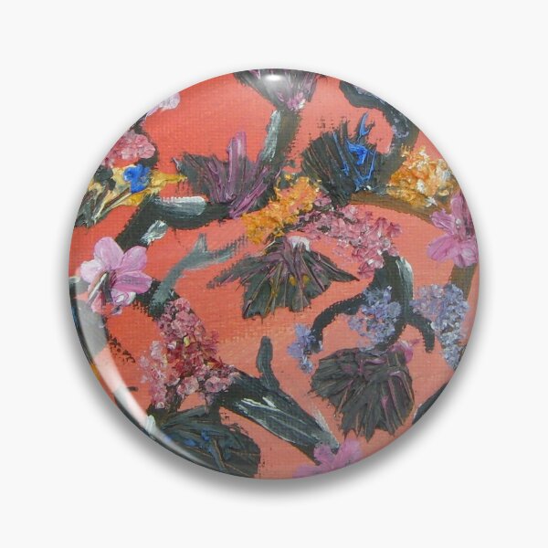 Item preview, Japanese Blossom - Hand Painted Oil Orchid Floral Painting  designed and sold by AJPrettyObscene.