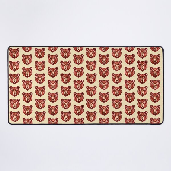 Item preview, «Bear with Ukrainian Ornament (Pixel art)» designed and sold by BoomPoster.