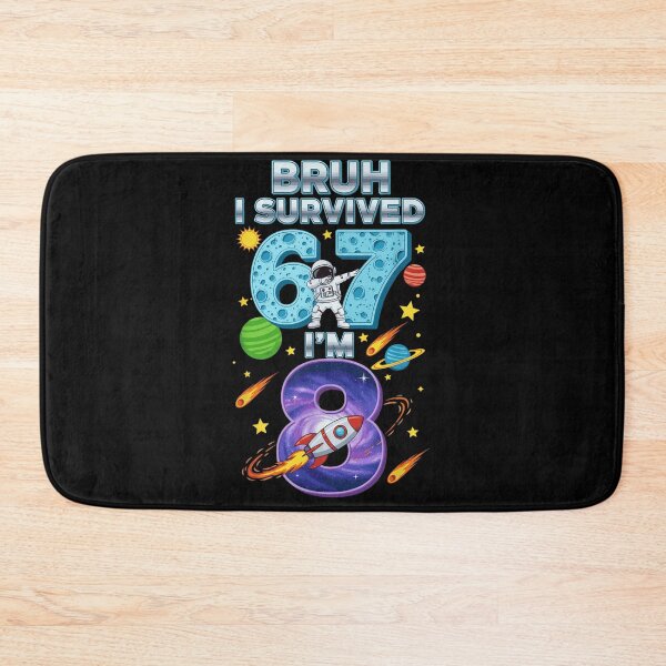 Item preview, Bruh I Survived 6 To 7 I Am 8 Astronaut Outer Space Birthday designed and sold by Capisedo.
