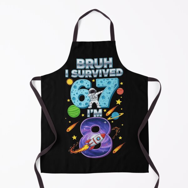 Item preview, Bruh I Survived 6 To 7 I Am 8 Astronaut Outer Space Birthday designed and sold by Capisedo.