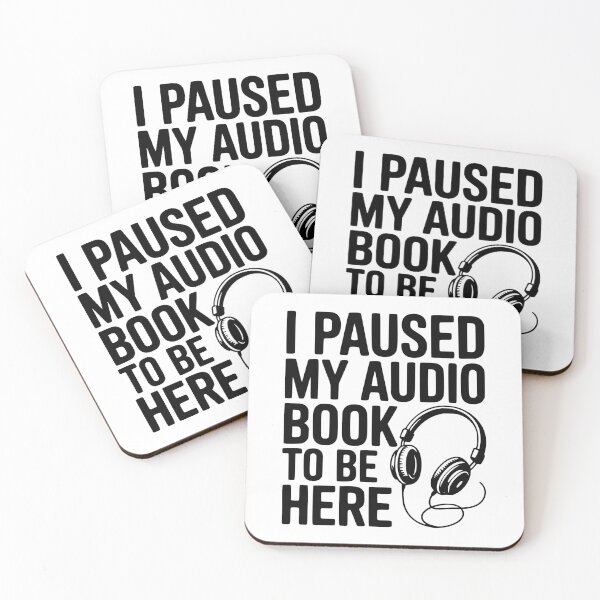 Item preview, I Paused My Audio Book To Be Here designed and sold by Frank Ring.