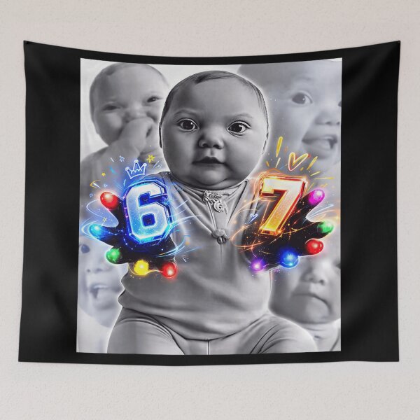 Item preview, Survived 6 To 7 Months Old Baby Milestone Infinity Gauntlet Power Art designed and sold by Capisedo.