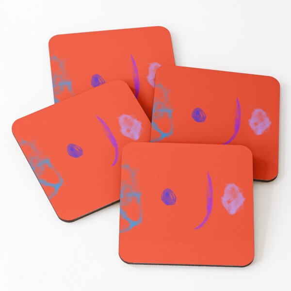 Item preview, Art Potpourri  Minimalist Abstract Digital Painting with Orange Background designed and sold by masabo.