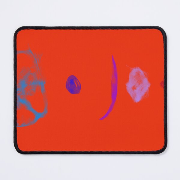 Item preview, Art Potpourri Minimalist Abstract Digital Painting with Orange Background designed and sold by masabo.