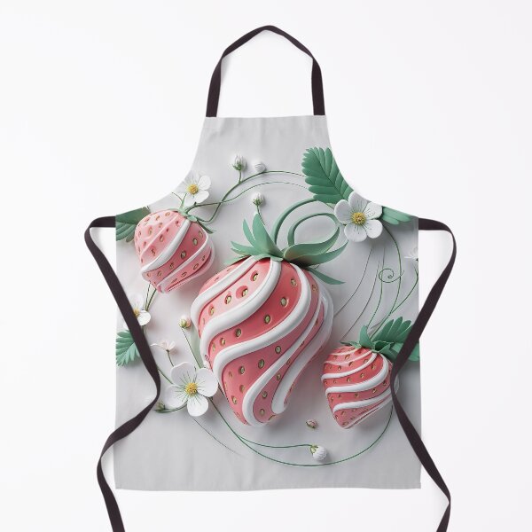 Item preview, strawberry with leaves pattern designed and sold by TanyaLovus.
