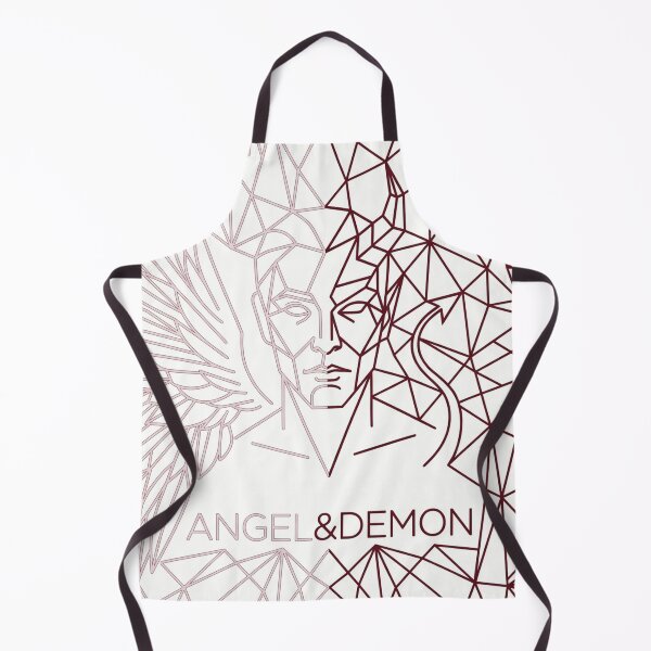 Item preview, Stark Minimalist Duality Angel & Demon Art designed and sold by MarCinu Art.