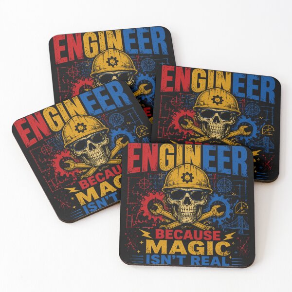 Item preview, Funny Engineer Shirt – Because Magic Isn’t Real Engineering Humor Tee designed and sold by IdentityThread.