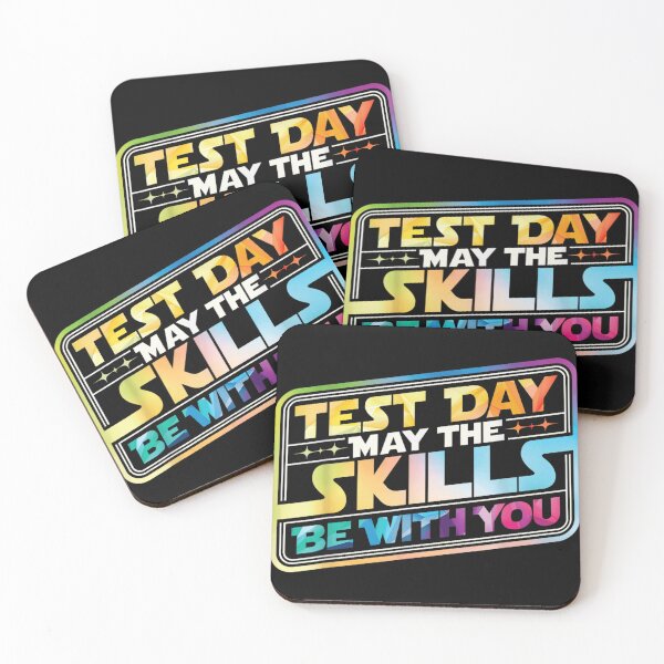 Item preview, Test Day May The Skills Be With You Retro Rainbow School Testing designed and sold by Capisedo.