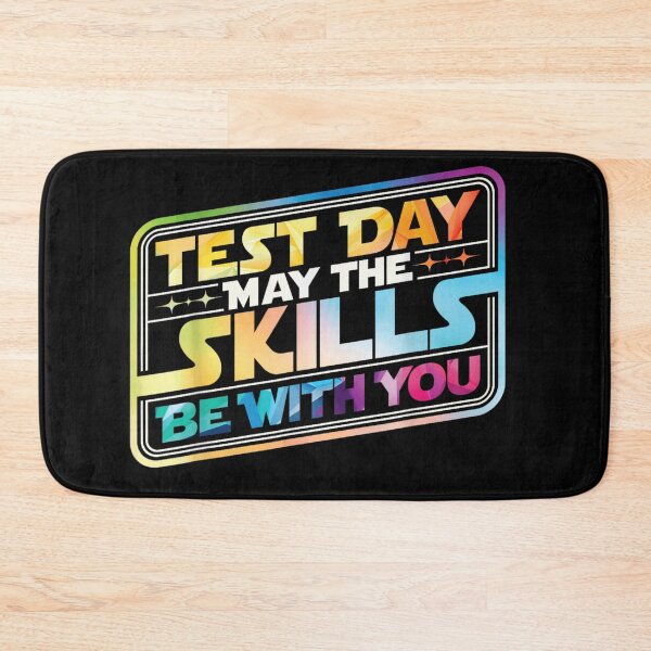 Item preview, Test Day May The Skills Be With You Retro Rainbow School Testing designed and sold by Capisedo.