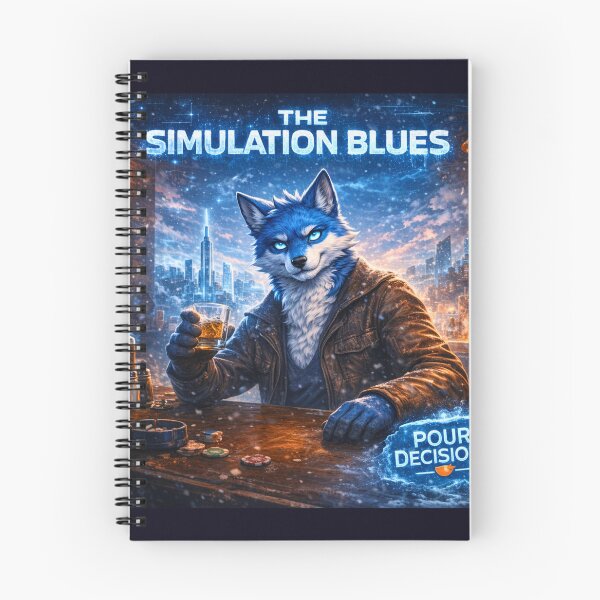 Item preview, The Simulation Blues — Pour Decisions Frost Byte Bar Art designed and sold by A Sinister Sly.