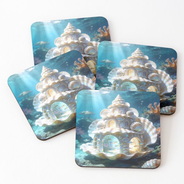 Item preview, Underwater Shell Castle designed and sold by Roanemermaid.