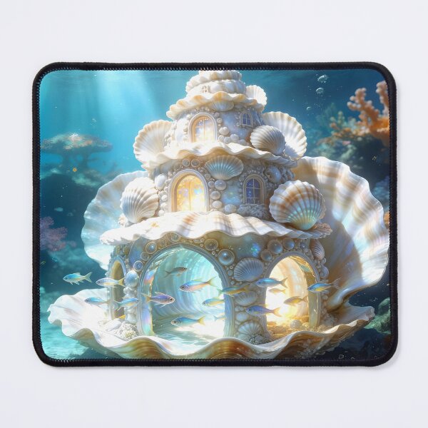 Item preview, Underwater Shell Castle designed and sold by Roanemermaid.