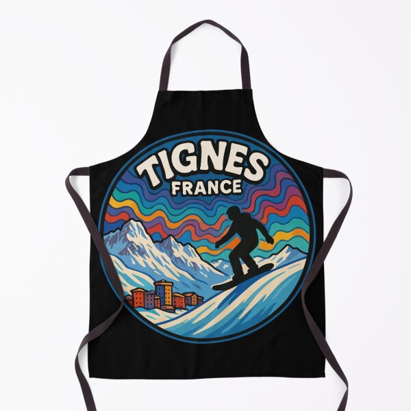Item preview, Tignes France Trippy Art Travel designed and sold by TomFrontierArt.