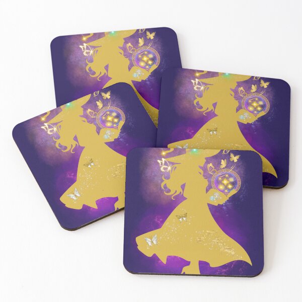 Item preview, Golden Cosmic Witch designed and sold by Diseño que alegran tu día.
