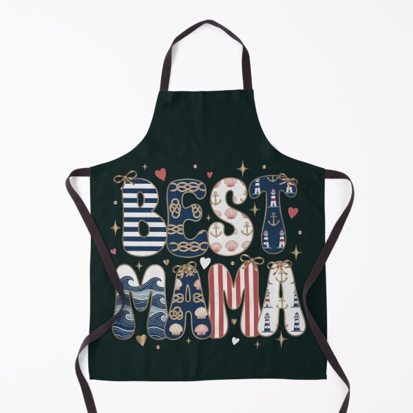 Item preview, Best Mama Nautical Coastal Graphic designed and sold by Syrupulse.