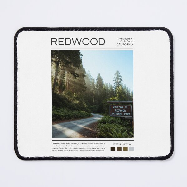 Item preview, Redwood National and State Parks - California designed and sold by StudioRedKoala.