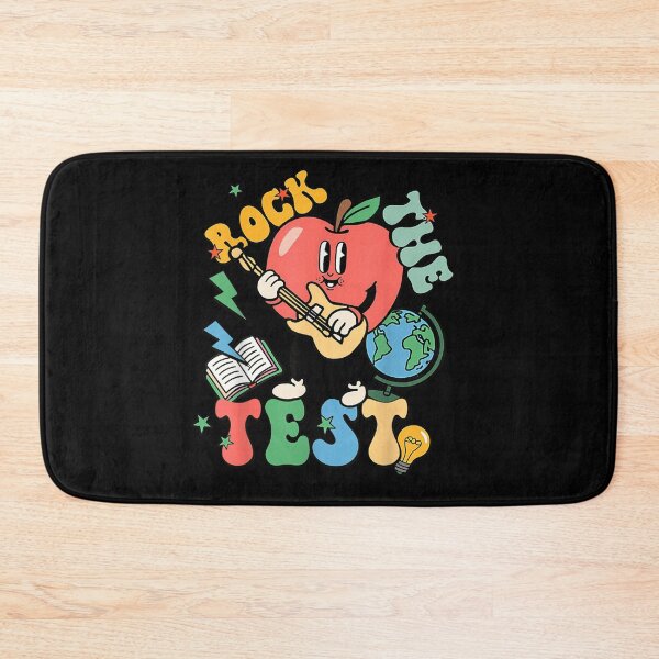 Item preview, Rock The Test Retro Vintage Apple Guitarist Character School Testing Support designed and sold by StanaLuis.