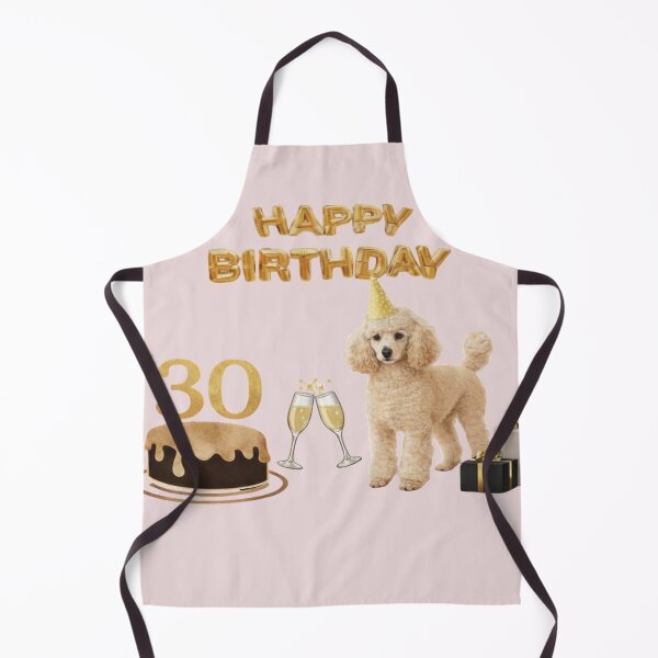 Item preview, Poodle 30th Birthday Dog Card designed and sold by GivingJoy.