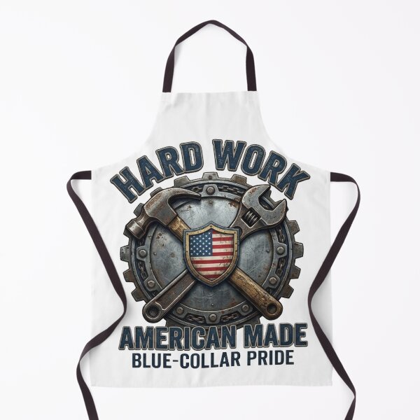 Item preview, Hard Work American Made – Blue Collar Pride Patriotic USA Worker Design designed and sold by softgraphics.