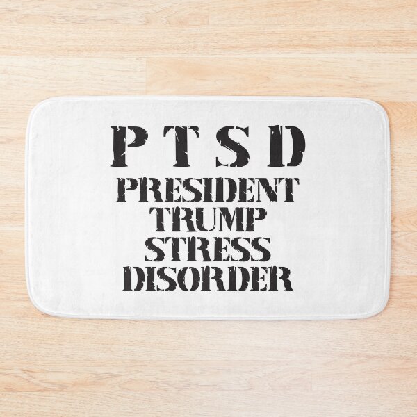 Item preview, PTSD President Trump Stress Disorder Damaged Font Design designed and sold by TheRainFamily.