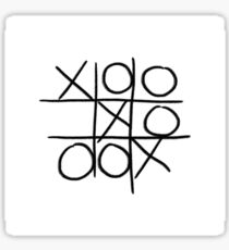Tic Tac Toe Sticker