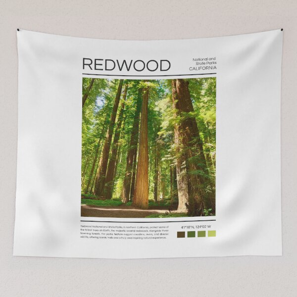 Item preview, Redwood National and State Parks - California  designed and sold by StudioRedKoala.