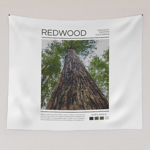 Item preview, Redwood National and State Parks - California  designed and sold by StudioRedKoala.