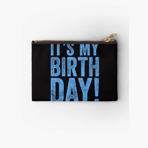 Item preview, Vintage It's My Birthday Blue Distressed designed and sold by randomslife.