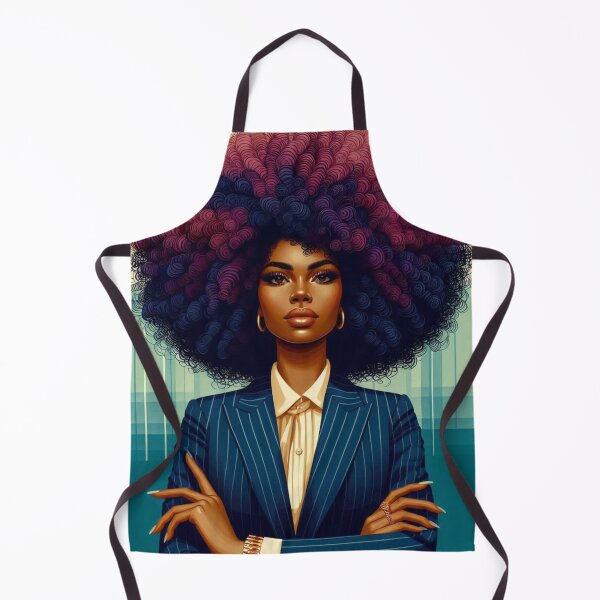Item preview, Boss Afro Queen – Confident Curvy Girl Street Style designed and sold by IslandQuoteShop.
