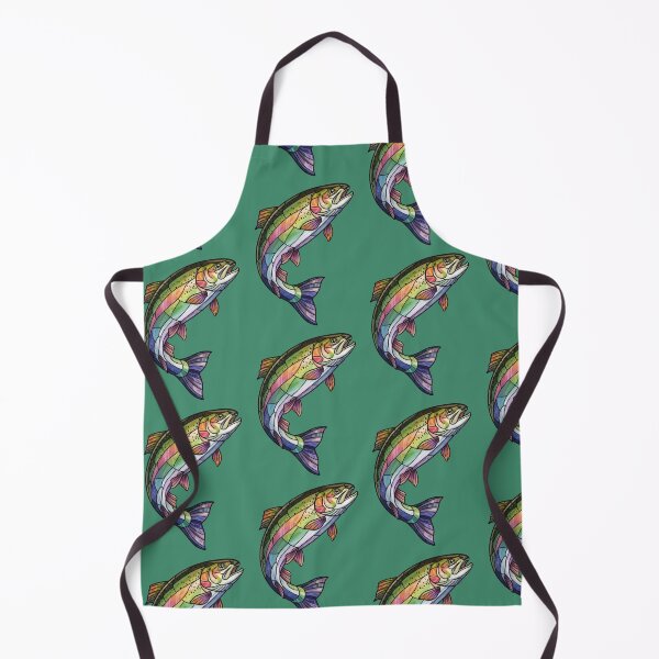 Item preview, Stained Glass Rainbow Trout designed and sold by Too Kool Designing .