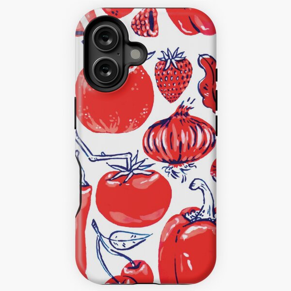 Red Rainbow Vegetables Produce iPhone Tough Case