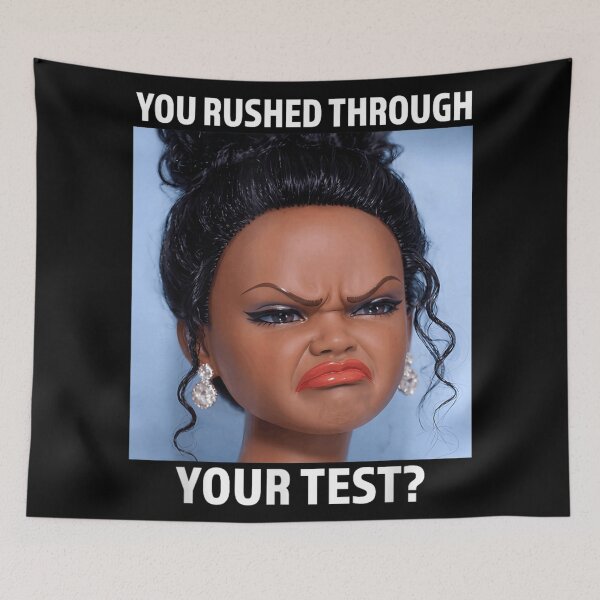 Item preview, You Rushed Through Your Test Funny Sassy Teacher Disappointed Doll Face designed and sold by StanaLuis.