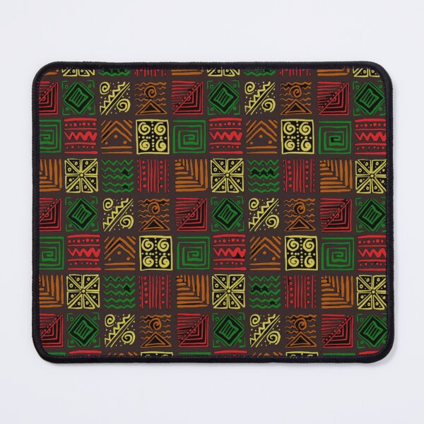 Item preview, Vibrant African Adinkra Tribal Mudcloth Pattern designed and sold by TZAR WORKS.