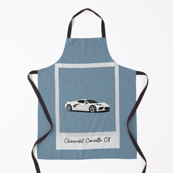 Item preview, Chevrolet Corvette C8 Minimalist White Supercar Polaroid Art designed and sold by Motorline44.