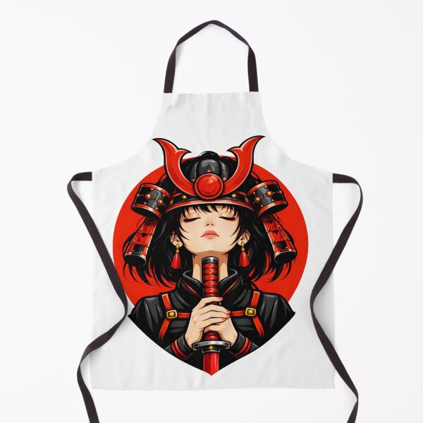 Item preview, Japanese Female Samurai Warrior with Sun designed and sold by Ora-kuro.