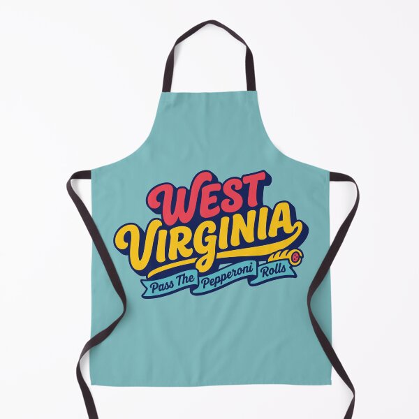 Item preview, West Virginia Retro Script Pepperoni Rolls Vintage Americana Style designed and sold by Cozy-Old-Pub.