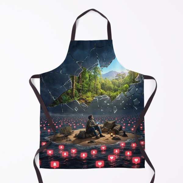 Item preview, Surreal Metaphor of Digital Isolation and the Desire to Connect with Nature designed and sold by JaiStudio.