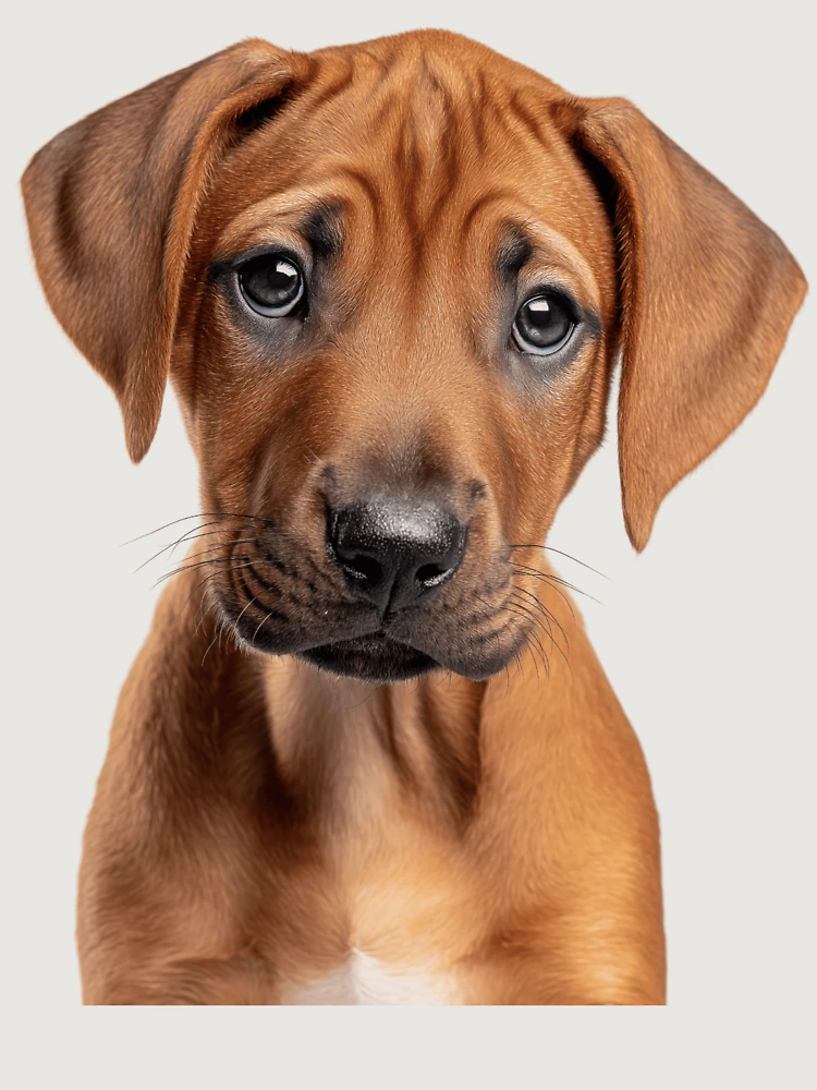 Thumbnail 6 of 6, Premium Oversized Sweatshirt, Adorable Rhodesian Ridgeback Pup for Cute Rhodesian Ridgeback puppy lovers designed and sold by LazyOwlStore.