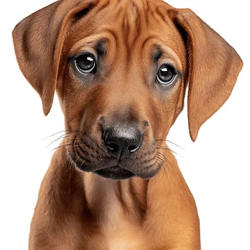 Artwork thumbnail, Adorable Rhodesian Ridgeback Pup for Cute Rhodesian Ridgeback puppy lovers by LazyOwlStore