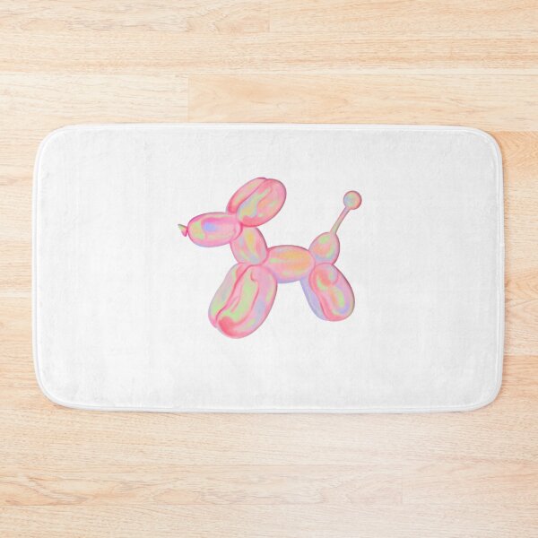 Item preview, Pink Balloon Dog Aesthetic Sticker | Glossy Cute Puppy Art | Y2K Iridescent Dog Design designed and sold by MusePaletteCo.