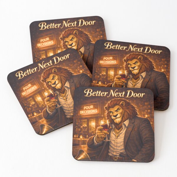 Item preview, Better Next Door — Pour Decisions Tony Stromboli Art designed and sold by A Sinister Sly.