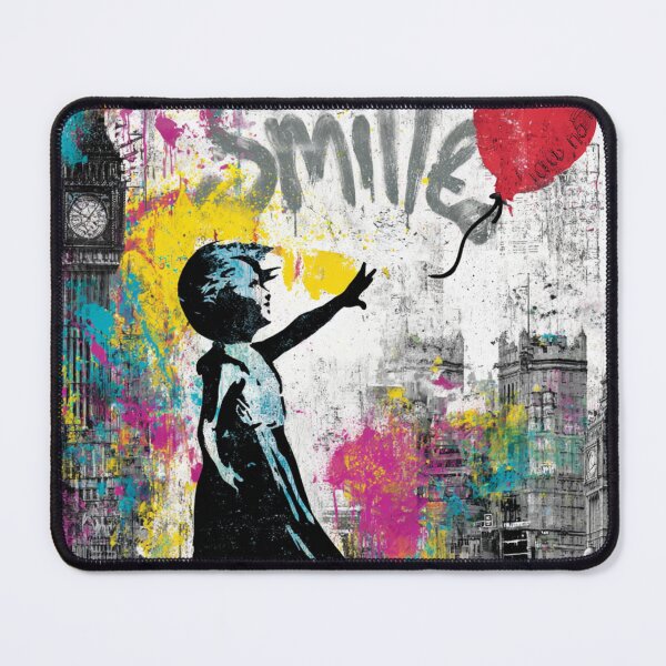Item preview, Girl With Balloon Street Art Mural Graffity designed and sold by GrinGalore.