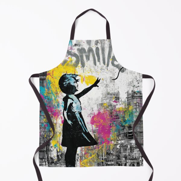 Item preview, Girl With Balloon Street Art Mural Graffity designed and sold by GrinGalore.