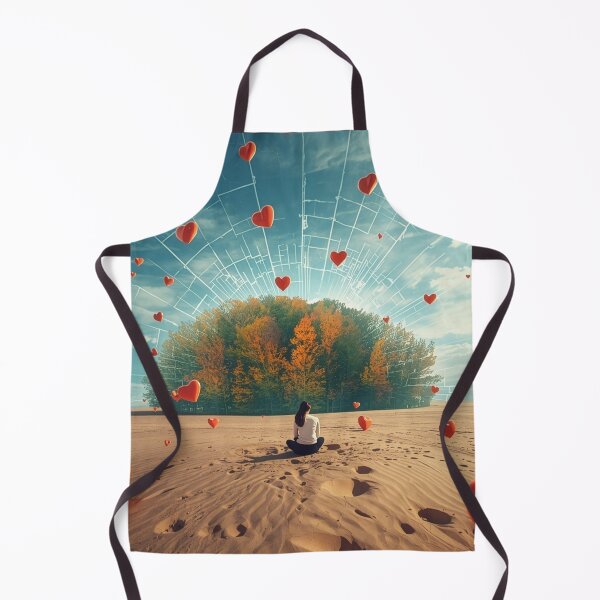 Item preview, Surreal Metaphor of Love, Growth, and Mental Wellness in a Barren Landscape designed and sold by JaiStudio.