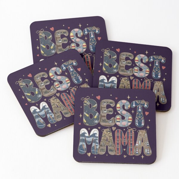Item preview, Best Mama Nautical Fisherman Coastal designed and sold by Syrupulse.