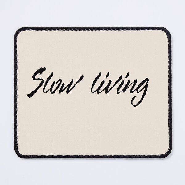 Item preview, Slow Living Aesthetic Handwritten Brush Script designed and sold by Neuro Muse Studio.