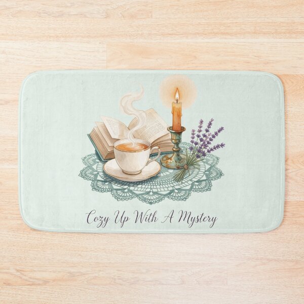 Item preview,  Cozy Up With A Mystery — Tea Candle Book Lover Watercolor Shirt designed and sold by kosimazaki.