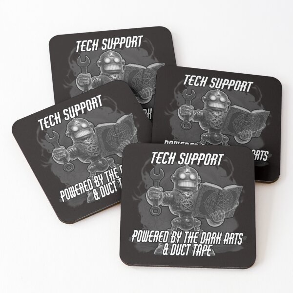 Item preview, Tech Support — Powered by the Dark Arts & Duct Tape | Funny IT Shirt | Geek Gift | Programmer Humor | Sysadmin designed and sold by A-T-H.