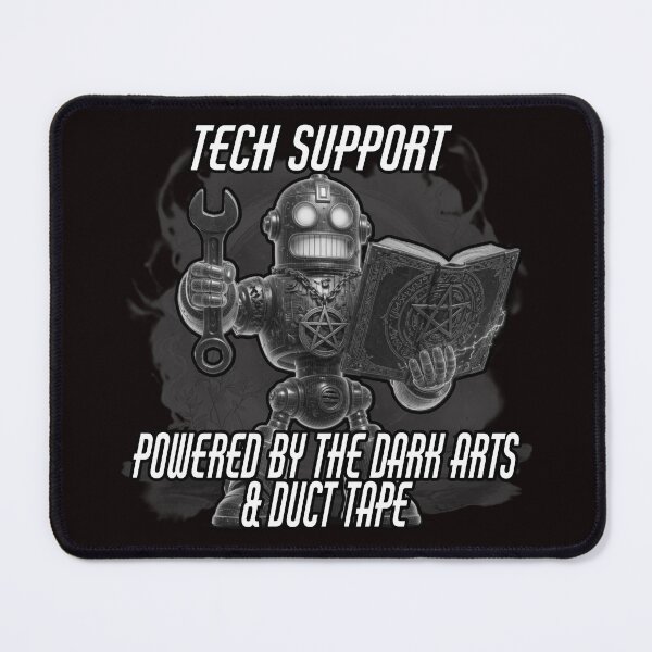 Item preview, Tech Support — Powered by the Dark Arts & Duct Tape | Funny IT Shirt | Geek Gift | Programmer Humor | Sysadmin designed and sold by A-T-H.